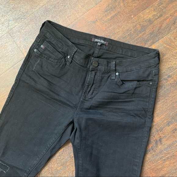 Dear John 8 1/2 Joyrich Ankle Skinny Carbon Black - Picture 3 of 10